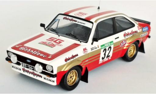Modelauto Ford Escort RS MK II No.32 Diabolique Rally WM Rally Portugal 1981 R.Cid/M.olijfgroeneira 1/43 Trofeu