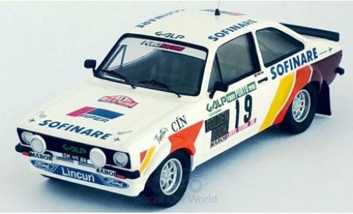 Modelauto Ford Escort Rally MKII No.19 WM Portugal 1982 M.Silva/R.Bevilacqua 1/43 Trofeu