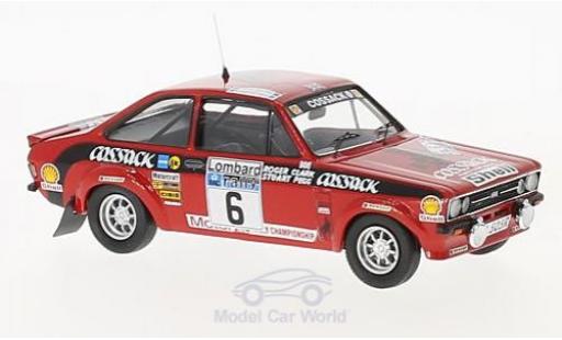 Modelauto Ford Escort Rally MKII No.6 Cossack WM RAC 1976 R.Clark/S.Pegg 1/43 Trofeu