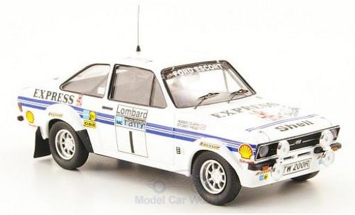 Modelauto Ford Escort RS 1800 MKII No.1 Express Rally WM RAC Rally 1977 R.Clark/S.Pegg 1/43 Trofeu