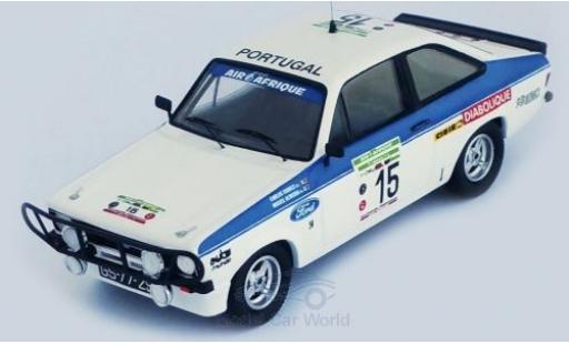 Modelauto Ford Escort RS 2000 MKII No.15 Rally WM Rally Bandama 1979 C.Torres/M.olijfgroeneira 1/43 Trofeu