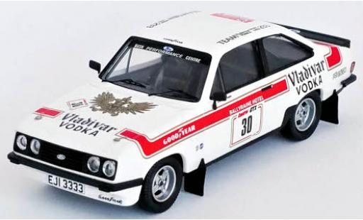 Modelauto Ford Escort RS 2000 MkII RS2000 RHD No.30 Bush Performance Center Vladivar Vodka Rally Donegal 1979 J.Lyons/T.Semple 1/43 Trofeu