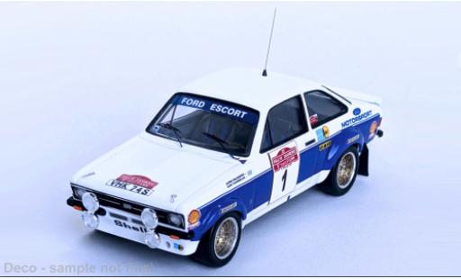 Modelauto Ford Escort RS 1800 MKII Rally Sanremo 1977 #6 1/43 Trofeu