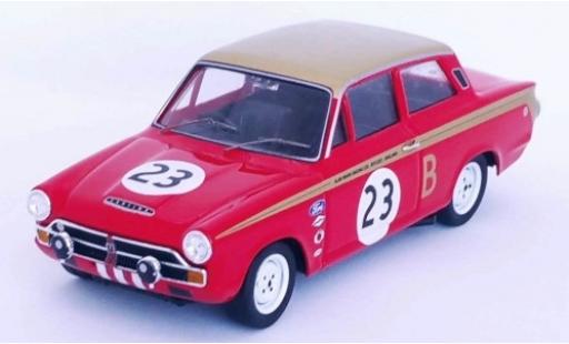 Modelauto Lotus Cortina Base RHD No.23 Alan Mann Racing 12h Marlboro Park 1966 J.Whitmore/F.Gardner 1/43 Trofeu