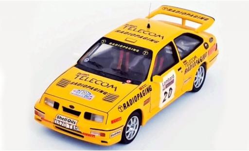 Modelauto Ford Sierra Cosworth RS No.20 British Telecom Radiopaging Rally WM RAC Rally 1987 M.Lovell/R.Freeman 1/43 Trofeu