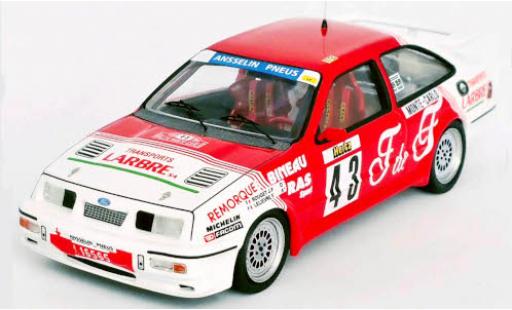 Modelauto Ford Sierra Cosworth RS No.43 Rally WM Rally Monte Carlo 1988 J.P.Roodt/F.Lelievre 1/43 Trofeu