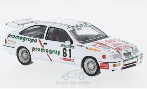 Modelauto Ford Sierra Cosworth RS No.61 Mustang Rally WM Rally Portugal 1987 N.Amorim/J.Teixeira 1/43 Trofeu