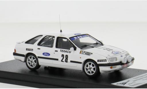 Modelauto Ford Sierra XR 4x4 Boucles de Spa 1986 #38 1/43 Trofeu
