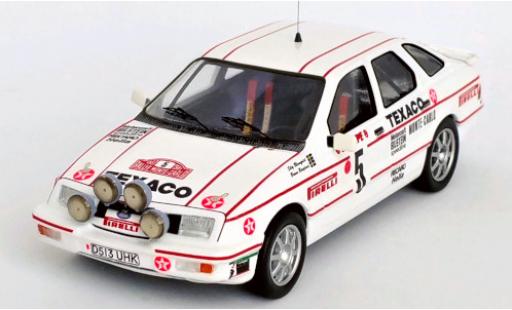 Modelauto Ford Sierra XR 4x4 No.5 Texaco Rally WM Rally Monte Carlo 1987 S.Blomqvist/B.Berglund 1/43 Trofeu