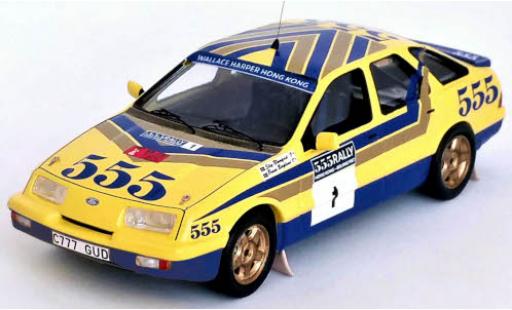 Modelauto Ford Sierra XR 4x4 XR4x4 No.1 555 Rally Hong Kong - Peking 1987 S.Blomqvist/B.Berglund 1/43 Trofeu