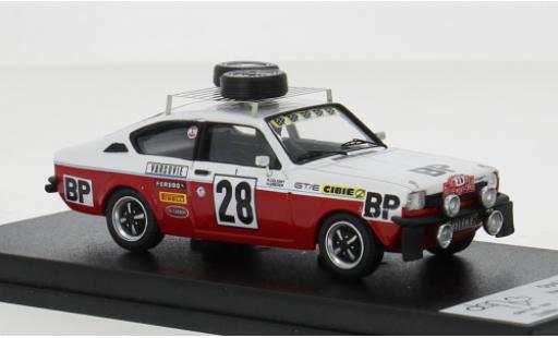 Modelauto Opel Kadett GT/E Rally Monte Carlo 1977 #28 1/43 Trofeu