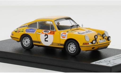 Modelauto Porsche 911 S S Rally Zweden 1970 #2 1/43 Trofeu