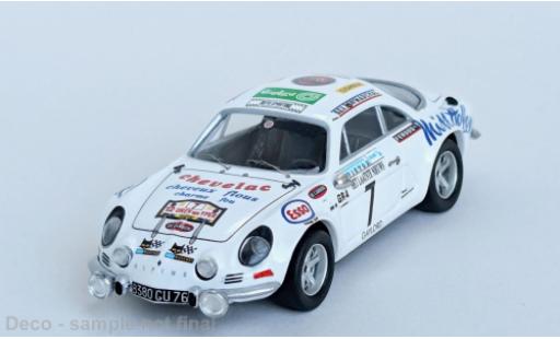 Modelauto Alpine A110 rallye Renault Rally Ypres 1973 #7 1/43 Trofeu