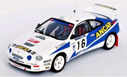 Modelauto Toyota Celica GT Four No.16 Ancap Rally WM Rally Catalunya 1995 G.Trelles/J.Del Buono 1/43 Trofeu