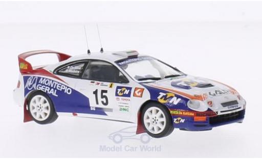 Modelauto Toyota Celica ST205 No.15 Rally Portugal 1998 R.Madeira/N.R.Silva 1/43 Trofeu