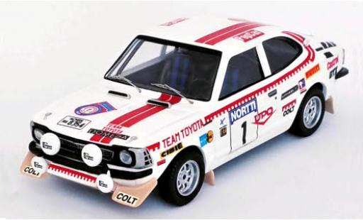 Modelauto Toyota Corolla Levin No.1 Rally WM 1000 Lakes Rally 1975 H.Mikkola/A.Aho 1/43 Trofeu