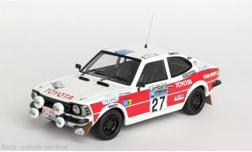 Modelauto Toyota Corolla Levin RAC Rally 1977 #27 1/43 Trofeu