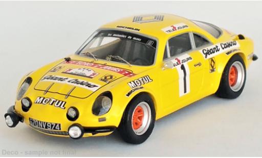 Modelauto Alpine A110 rallye Renault No.1 Tour de la Reunion 1979 1/43 Trofeu
