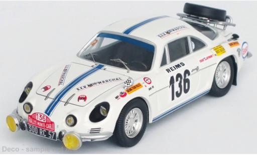 Modelauto Alpine A110 rallye Renault No.136 Rally Monte Carlo 1970 1/43 Trofeu