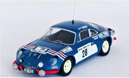 Modelauto Alpine A110 rallye Renault No.28 Circuit of Irland 1977 1/43 Trofeu