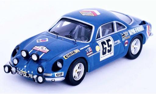 Modelauto Alpine A110 rallye Renault No.65 Tour de Corse 1969 1/43 Trofeu