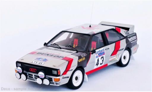 Modelauto Audi Quattro rallye No.43 Rally WM RAC Rally 1985 1/43 Trofeu