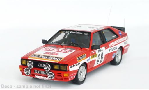 Modelauto Audi Quattro rallye No.46 Rally WM Rally Monte Carlo 1982 1/43 Trofeu