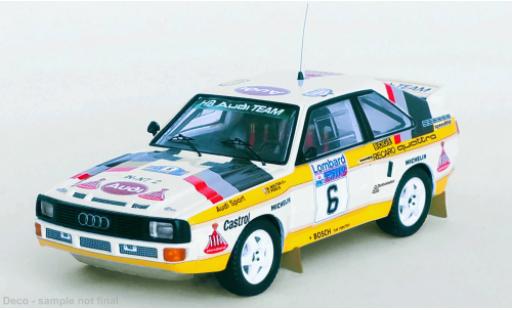 Modelauto Audi Sport Quattro rallye No.6 HB Team HB Rally WM RAC Rally 1984 1/43 Trofeu
