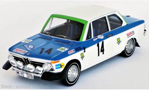 Modelauto Bmw 2002 ti No.14 Rally Acropolis 1972 1/43 Trofeu
