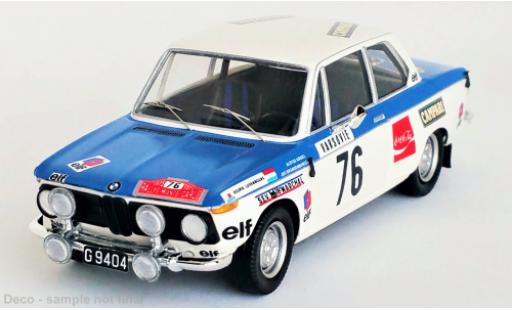 Modelauto Bmw 2002 ti No.76 Rally WM Rally Monte Carlo 1973 1/43 Trofeu