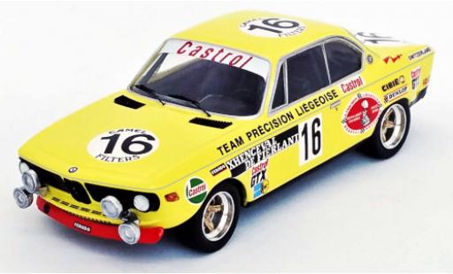 Modelauto Bmw 2800 CS (E9) No.16 24h Spa 1972 1/43 Trofeu