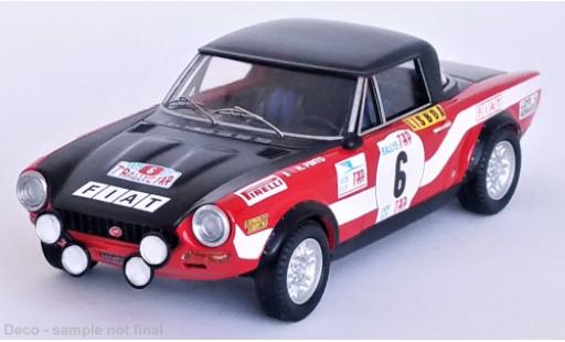 Modelauto Fiat 124 Abarth Rally No.6 Rally WM Rally Portugal 1973 1/43 Trofeu