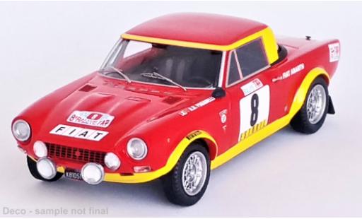 Modelauto Fiat 124 Abarth Rally No.8 Rally WM Rally Portugal 1974 1/43 Trofeu