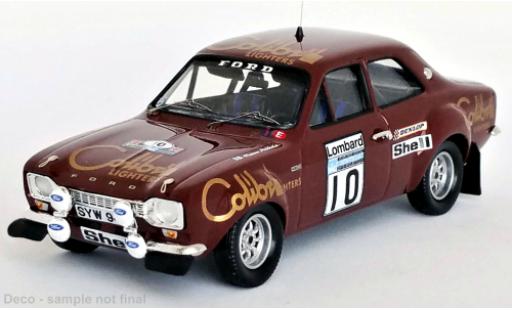 Modelauto Ford Escort RS 1600 MK I No.10 Colibri Lighters Rally WM RAC Rally 1974 1/43 Trofeu