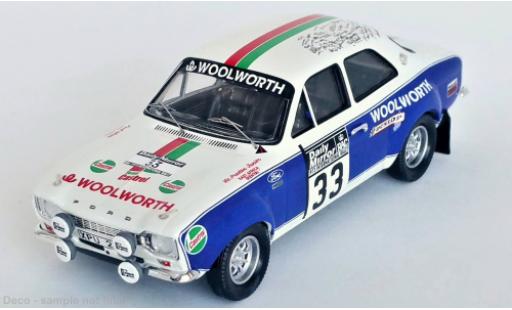 Modelauto Ford Escort RS 1600 MK I No.33 Woolworth Rally WM RAC Rally 1973 1/43 Trofeu
