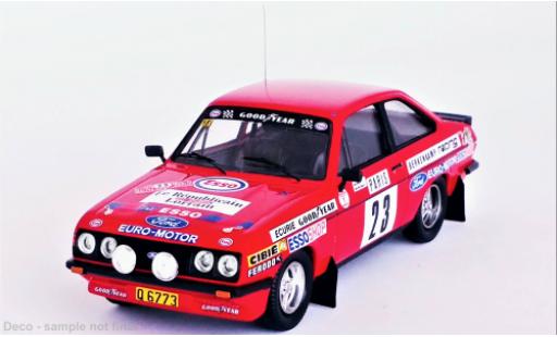 Modelauto Ford Escort RS 2000 MK II No.23 Rally WM Rally Monte Carlo 1979 1/43 Trofeu