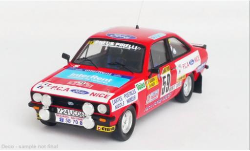 Modelauto Ford Escort RS 2000 MK II No.59 Rally WM Rally Monte Carlo 1982 1/43 Trofeu