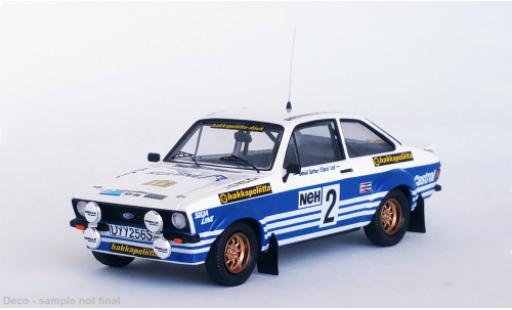 Modelauto Ford Escort RS MK II No.2 Rally WM Rally Su&Atilde;&uml;de 1982 1/43 Trofeu