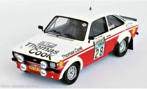 Modelauto Ford Escort RS MK II RHD No.28 Thomas Cook Rally WM RAC Rally 1980 1/43 Trofeu