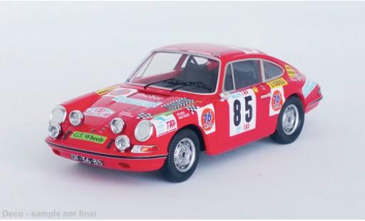 Modelauto Porsche 911 S S No.85 Rally Portugal 1972 1/43 Trofeu