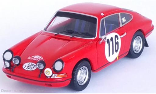 Modelauto Porsche 911 T T No.116 Rally Monte Carlo 1968 1/43 Trofeu