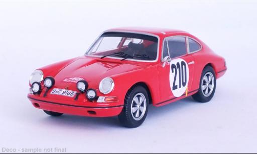 Modelauto Porsche 911 T T No.210 Rally Monte Carlo 1968 1/43 Trofeu
