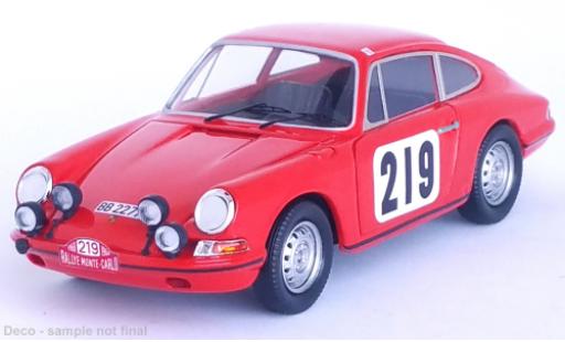 Modelauto Porsche 911 T T No.219 Rally Monte Carlo 1968 1/43 Trofeu