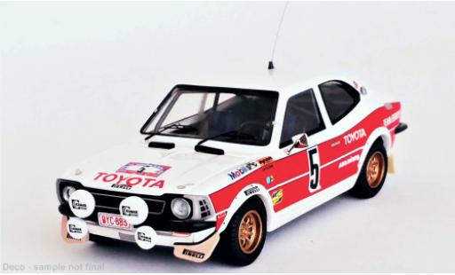 Modelauto Toyota Corolla Levin No.5 Rally DM Rally Baltic 1977 1/43 Trofeu