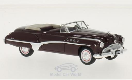 Modelauto Buick Roadmaster Convertible Cabriolet rood 1949 1/43 TrueScale Miniatures