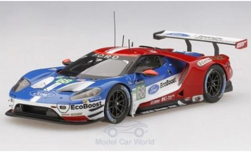 Modelauto Ford GT GTE No.68 Chip Ganassi Team USA 24h Le Mans 2017 J.Hand/D.M&Atilde;&frac14;ller/T.Kanaan 1/43 TrueScale Miniatures