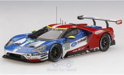 Modelauto Ford GT GTE No.69 Chip Ganassi Team USA 24h Le Mans 2017 R.Briscoe/S.Dixon/R.Westbrook 1/43 TrueScale Miniatures