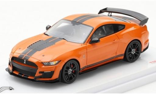 Modelauto Ford Mustang Shelby GT500 GT 500 oranje/zwart 2020 1/43 TrueScale Miniatures