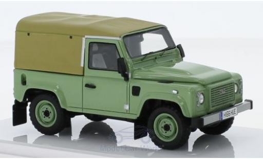 Modelauto Land Rover Defender 90 groen RHD 2015 Heritage Edition The last 1/18 TrueScale Miniatures