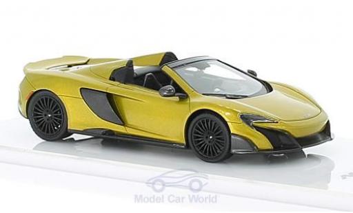 Modelauto McLaren 675 Spider LT gold 1/43 TrueScale Miniatures
